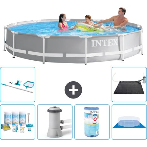 Intex Piscina Prism Frame Rotonda - 366x76 cm - 7-pezzi  S41944 (1/4)