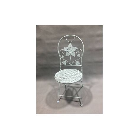 Sedia 40 x 40 x 94CM Azzurro Chiaro Epoque 2 Pezzi
