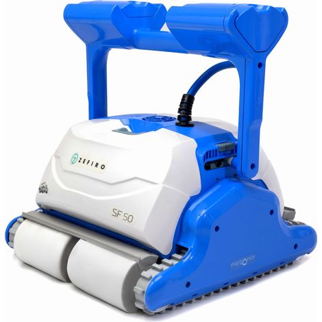 Dolphin ZEFIRO SF50 Gyro Digital - Robot Elettrico Pulitore per Piscina fino a 15 Mt - TOP GAMMA per Rivestimento in Ceramica Cemento Verniciato Vetroresina & PVC con Gradino Perimetrale - MY2025 (1/5)