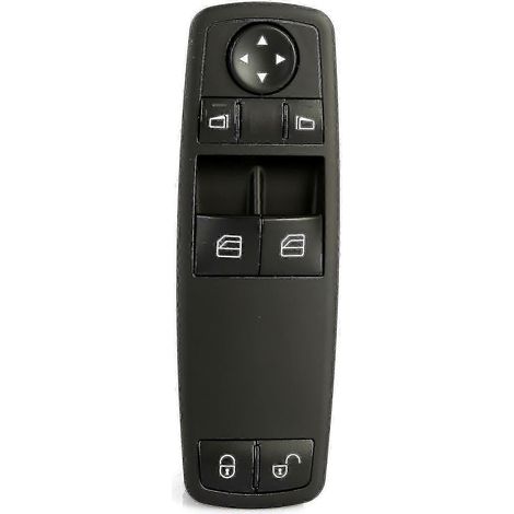 Interrupteur principal robuste côté conducteur à bouton-poussoir/tirette pour lève-vitre électrique A170 W245 W169 (référence 1698206410) pour Mercedes-Benz (1/5)