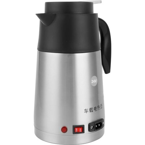 Bouilloire électrique de voiture 1200 ml 200 W avec isolation thermique et fonction allume-cigare 24 V (1/5)
