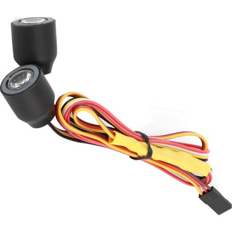 Phares LED compatibles avec Jeep Wrangler 1/10 RC Crawler Car - Accessoires de modification et d'amélioration à faire soi-même (1/5)