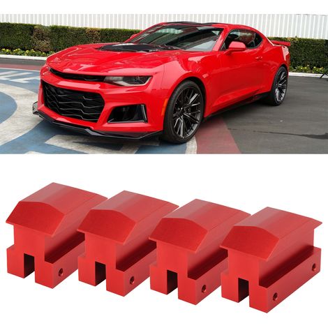 4 Pièces Patins de Cric Adaptateurs pour Chevrolet Camaro 6ème Génération 2016‑2024 (Sauf Cabriolet)