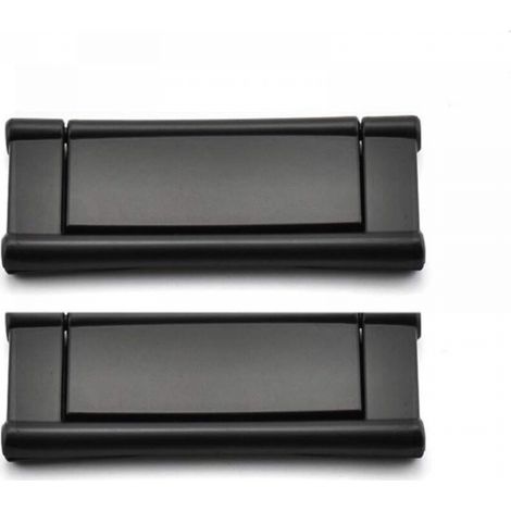 Poignee de Meuble Cuisine, 64mm Poignées Invisibles pour Armoires de Cuisine, Tiroirs - Alliage de Zinc - Noir Mat - 2 pcs (1/4)