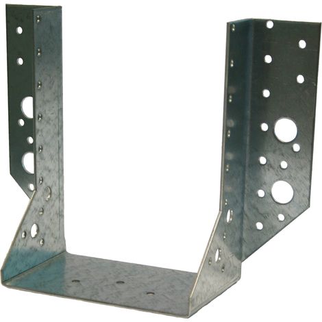 Sabot ailes extérieures galvanisé pour poutres de 6 x 10 cm - Par