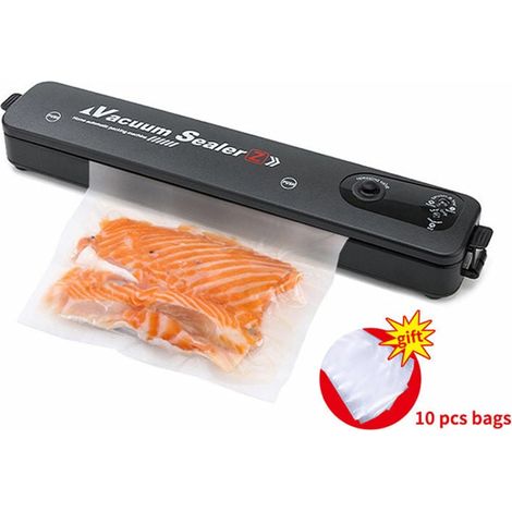 Machine Sous Vide Alimentaire, Appareil de Mise Sous Vide la Cuisine et la Conservation, pour Aliments, Viandes, Légumes, Fruits Inclus 10 Sac Sous Vide (1/5)