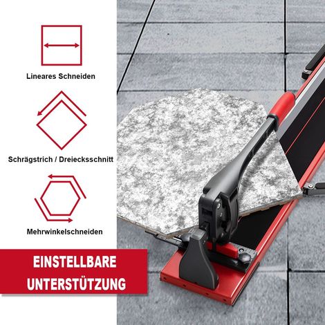 Tagliapiastrelle manuale, 120 cm, angolo regolabile 0-60 (1/5)