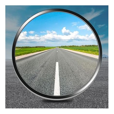 Miroir de circulation, miroir convexe de 30 cm, miroir à grand angle, miroir convexe rond, miroir parabolique, miroir panoramique pour garage, circulation, allées, cour, entrepôt, utilisation (1/5)