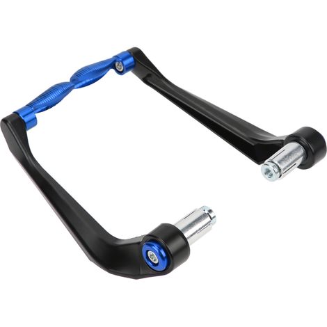 Lot de 2 protège-leviers de frein et d'embrayage en alliage d'aluminium pour motos et VTT (bleu). (1/5)