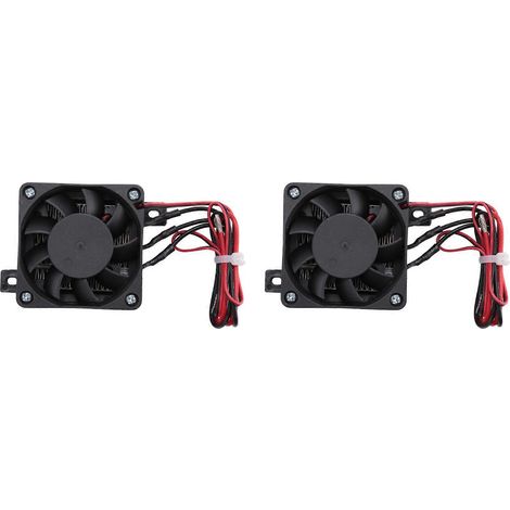 2x Chauffage d'appoint pour petites pièces, chauffage de voiture, chauffage portable (12V 100W) - JBMEDIA (1/4)