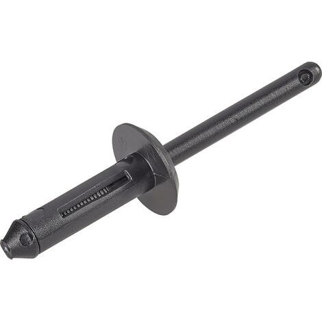 Rivet à expansion PB Fastener 301-9127-1010 Ø du trou 5 mm PA 6,6/POM noir 1 pc(s) S52866 (1/5)