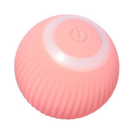 (Pink) Intelligentes interaktives Katzenspielzeug, automatischer Rollball, Selbstbewegung