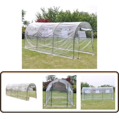 Gewächshaus Groß & Mobil - Gehäuse - Gewächshaus - Gartengewäschshaus - Tomatenhaus - Pflanzenzucht