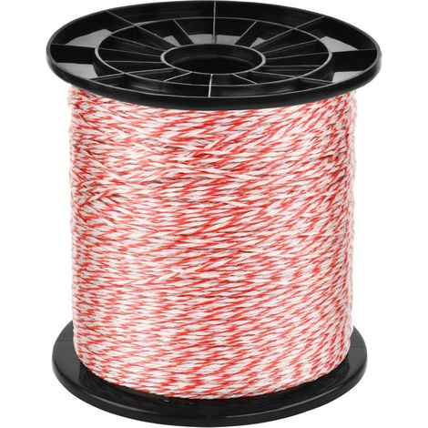 Corde de Clôture Electrique, Fil de Bétail en Acier Inoxydable Corde Conducteur Accessoires pour 1000M (1/5)