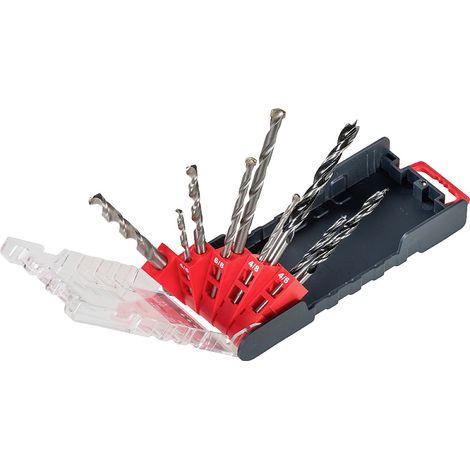 kwb 109154 HSS Stein-Spiralbohrer-Set 9teilig 5 mm, 6 mm, 8 mm, 3 mm, 4 mm, 5 mm, 3 mm, 4 mm, 5 mm (1/3)