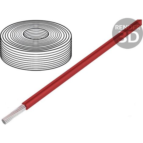 Cavo in silicone 2,5mm 500v rosso Sif2.50-r