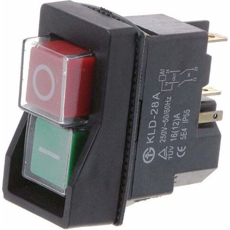 Ein-/Ausschalter für elektrischen Betonmischer CK21B/250V 5-poliger elektromagnetischer Schalter Vergaser-Crezuo