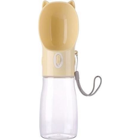 380 ml portable PET Dog bouteille d'eau pour chien mangeoire pliante bouteille distributeur d'eau pour chien (1/4)