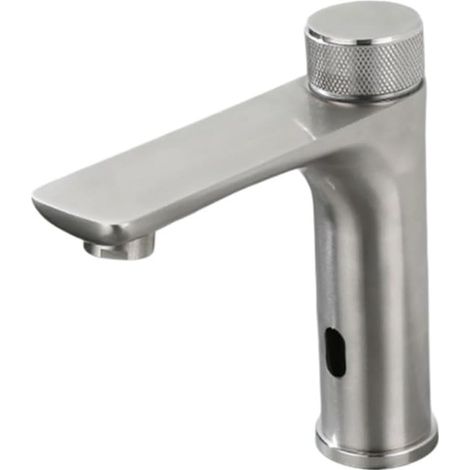 1 Robinet Capteur Infrarouge Acier Inoxydable 304 Design Ergonomique Eau Chaude Froide Cuisine Salle De Bain (1/5)