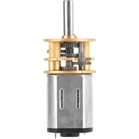 Moteur à engrenages DC 6V/12V GA13N20, réducteur électrique pour voiture modèle, robotique, bricolage (12V 60 tr/min) (1/5)