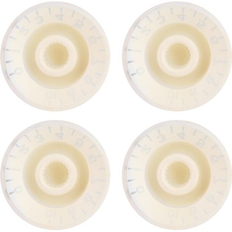 4 boutons de contrôle de volume Speed Tone pour guitare électrique EPI LP (blanc et noir) (1/5)