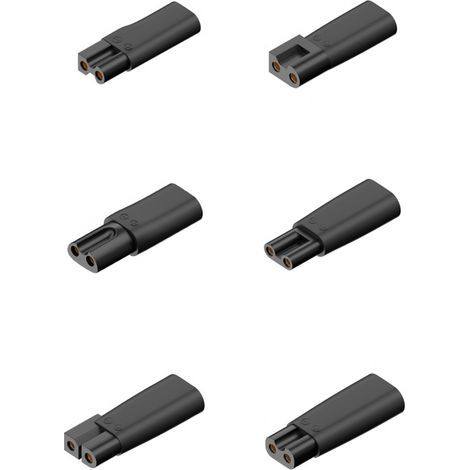 Lot de 6 adaptateurs secteur USB-C pour tondeuses à cheveux, tondeuses à barbe, rasoirs et autres appareils de beauté électriques (1/5)