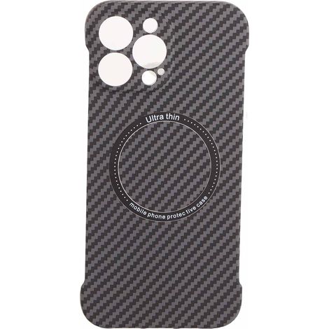 Housse de téléphone sans cadre magnétique charge sans fil ultra légère coque protectrice sans bordure noire pour iPhone 13 Pro Max (1/5)