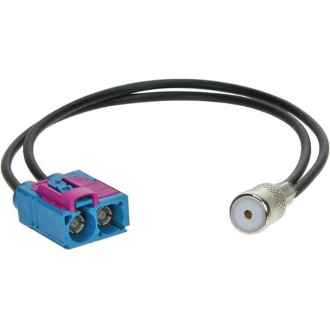 Adaptateur Antenne 2X Fakra Z F ISO F compatible avec Audi Seat Skoda VW ap08