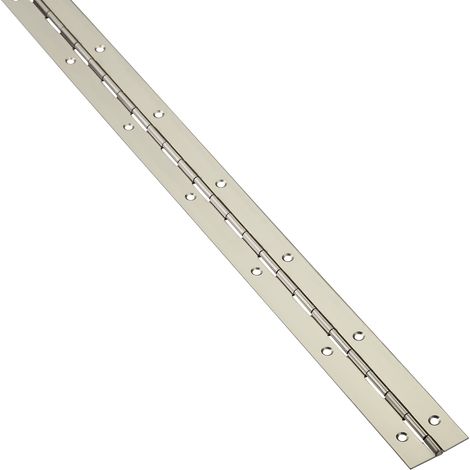Stangenscharnier 1000 x 32 x 1,0 mm Edelstahl poliert Türband Klavierband Bandscharnier von SOTECH