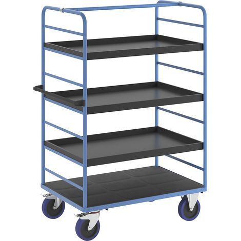 eurokraft pro, Chariot à tablettes, avec 2 panneaux latéraux,