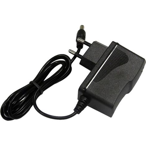 V-TAC VT-23019 Alimentatore switching stabilizzato 18W 12V 1.5A jack 2.1mm Plug&play in plastica - SKU 3237