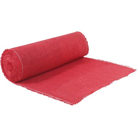 Juterolle 160 x 5000 cm Rot vidaXL (1/5)