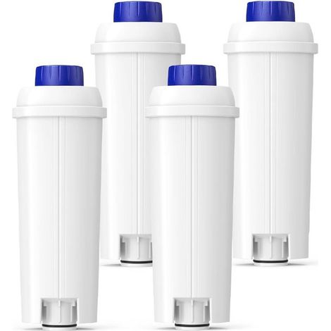 Lot de 4 Filtres à Eau Charbon Actif Compatibles De'longhi ECAM ESAM ETAM BCO410 BCO420 EC680 EC800 CFL-950 SER3017 Rechange (1/5)