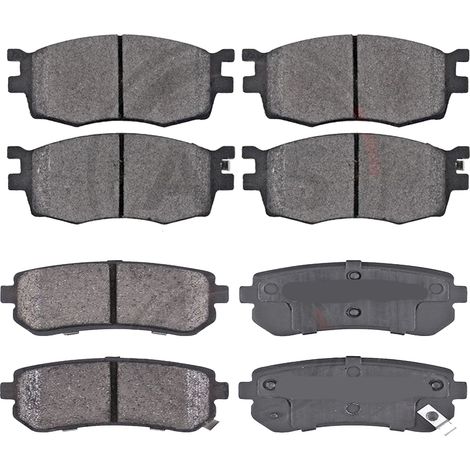 KIT PASTIGLIE FRENO ANTERIORI E POSTERIORI compatibile con HYUNDAI ELANTRA (AD,ADA) / PASTIGLIE FRENANTI AUTO OEM 35183,37914 / SOSTITUZIONE DIRETTA / BASSA POLVERE / SILENZIOSO