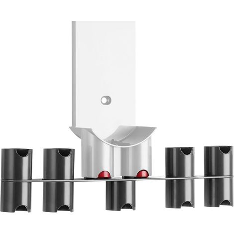 Support Mural pour Aspirateur Compatible avec Dyson V7 V8 V10 V11 V12 V15, Station de Charge et Rangement Gris 362mm (1/5)