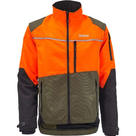 Veste forestière KOX Transform Vert olive/Orange Taille 50/52