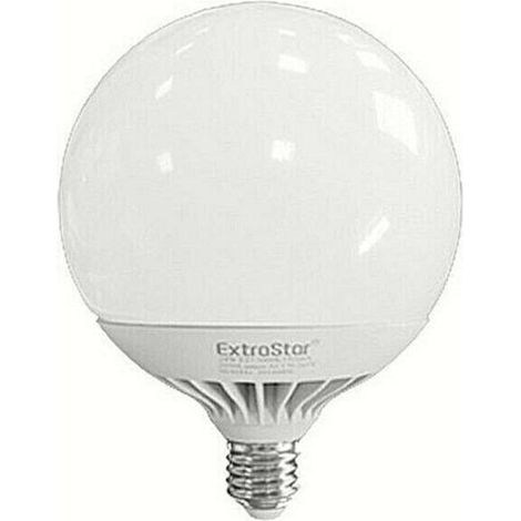 TrAdE Shop Traesio - Lampada Lampadina A Led E27 24w 2050lm G130w Luce Calda Palla Bianca Globo -