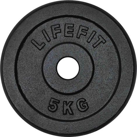 Trade Shop - Hantelscheiben Kurzhanteln Gusseisen Gewicht Fitnessscheiben Fitnessstudio GDC 5 KG - (1/2)