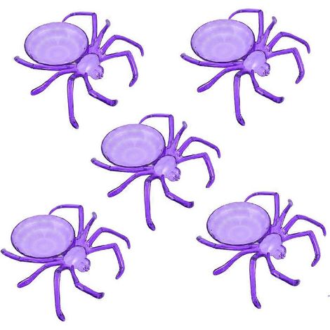 Set aus 5 Spinnenschalen für Halloween, Süßigkeiten- und Obsttabletts, Körbe für Kekse und andere Leckereien. (1/5)