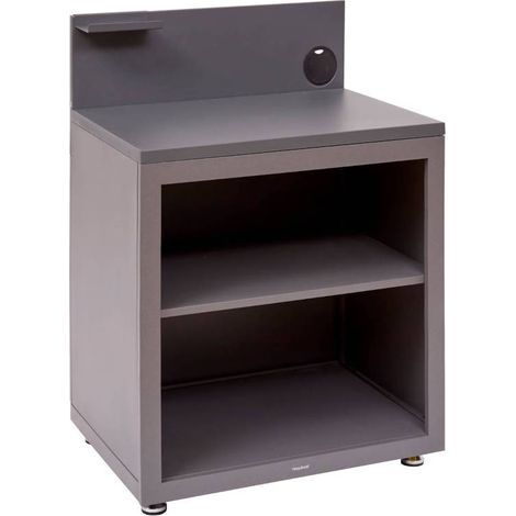 Module 2 niveaux pour cuisine d'été Oxyana gris graphite - Hespéride