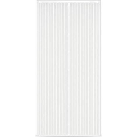 Magnetic Fly Screen Curtain without Drilling White 100x210 cm (1/5)
