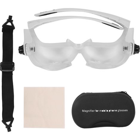 Lunettes Loupe Frontale Pliable pour Lecture et Tattoo, Distance Focale 260‑360mm (1/5)