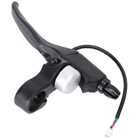 Levier de frein de Scooter de remplacement en alliage d'aluminium étanche de frein à main de Scooter électrique avec cloche pour vélo électrique. (1/5)