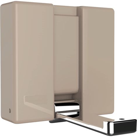 Wenko 50557100 - Gancio a gancio, colore: Beige Sahara, 8 x 8 x 2,5 cm (1/5)