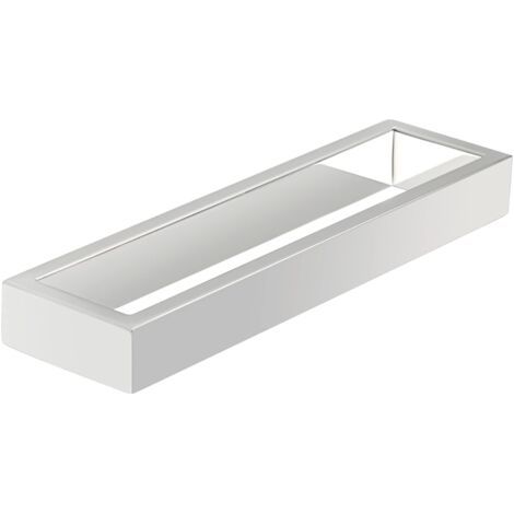 Robuste Porte Serviette Mural pour Salle de Bain, Haute Qualité Support Serviette en SUS304 Acier Inoxydable pour Cuisine Toilette Lavabo, Design Moderne 26CM Chrome Poli