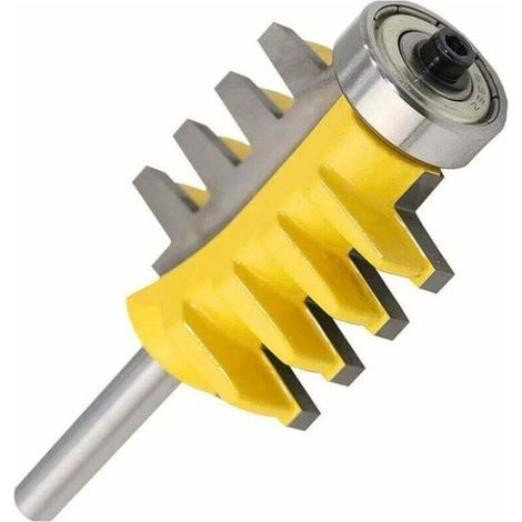 (8x20x24mm)Routeur à Joint réversible, Rail à tige de 8mm, routeur à colle, coupe-Tenon conique, outils pour le travail du bois (1/4)