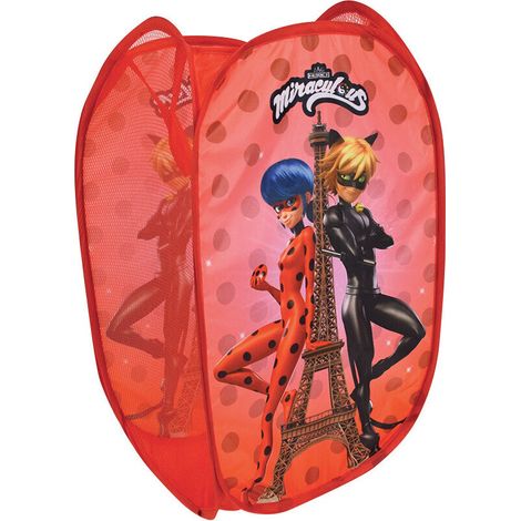 Conteneur de rangement pliable Miraculous Lady Bug Rouge (1/2)