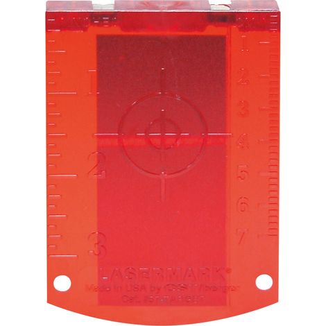 Plaque cible laser Bosch rouge (1/3)