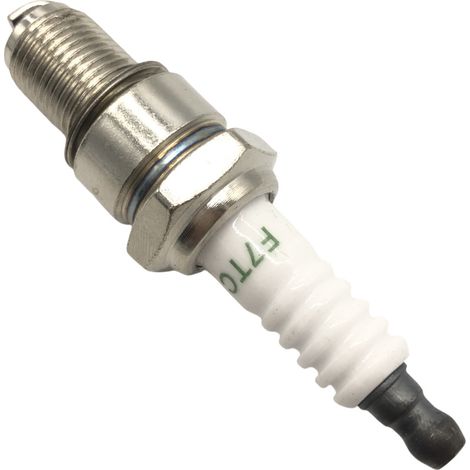 Bougie d'allumage F7TC pour moteurs à essence, micro-motoculteurs agricoles et polisseuses (HHS-004) (1/4)