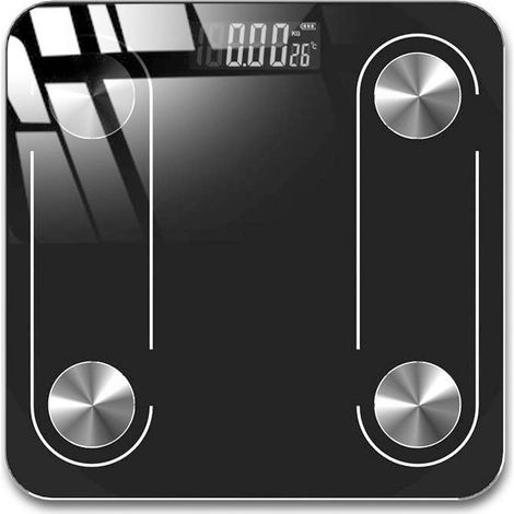 Balance Intelligente Bluetooth avec Écran LCD Sensible pour Mesure Précise du Poids et de la Masse Graisseuse (1/5)